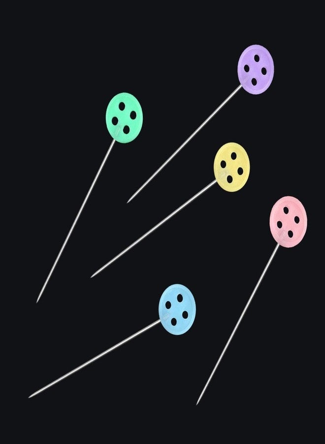 GEMSY دبابيس خياطة برأس زر من Gemsy، أدوات أساسية للخياطة، مصنوعة من الفولاذ المقاوم للصدأ، دبابيس ملابس يدوية الصنع، مقاومة للصدأ، أدوات خياطة، إكسسوارات، أقمشة مستقيمة للحرف اليدوية - Image 4